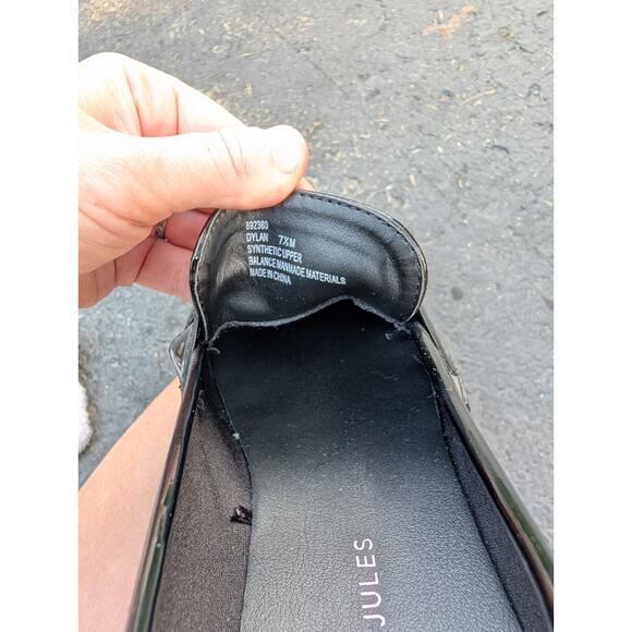 Sincerely Jules Womens Dylan Chunky Heel Lug Sole Platform Loafers Shoes Sz 7.5 - Picture 6 of 7